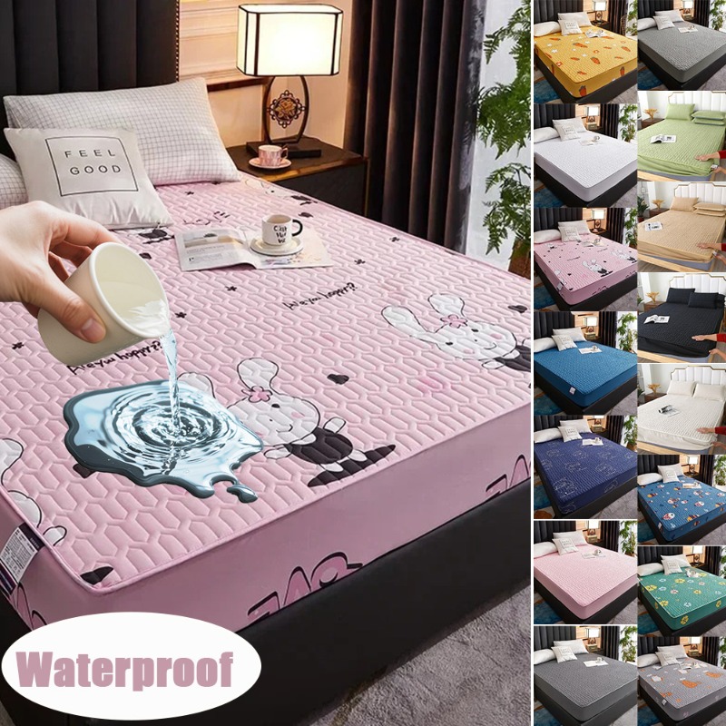 Waterproof Mattress Protector Breathable - Protège-matelas matelassé imperméable – Housse de