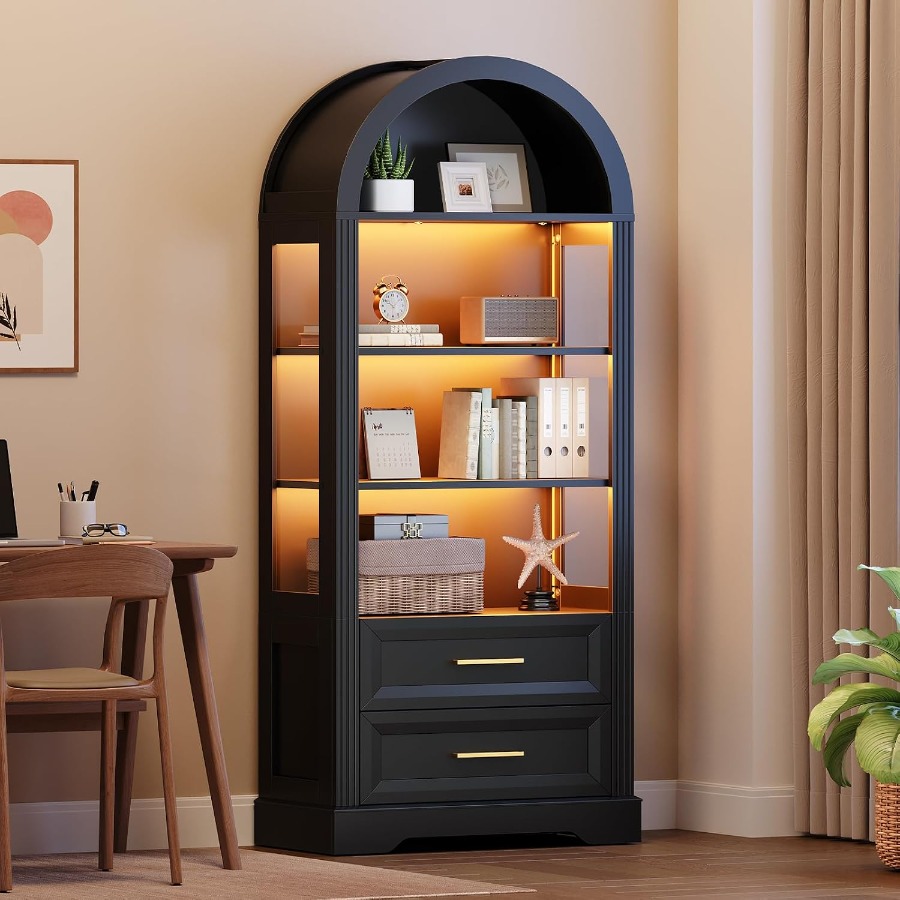 Vitrine, bibliothèque haute à  - Storage & Organization avis et prix