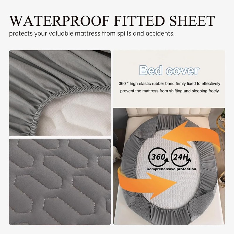 Protège-matelas matelassé impe - Waterproof Mattress Protector Breathable avis et prix