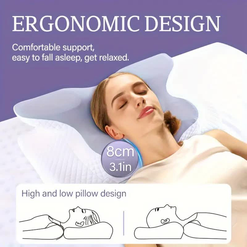 Oreillers en mousse à mémoire  - Anti Snore Contour Pillow avis et prix